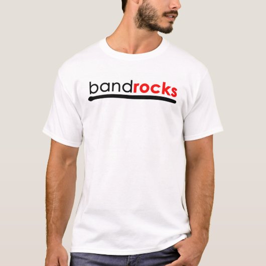 bandRocks T-Shirt (Vorderseite)