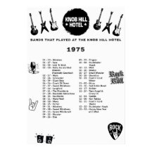 Bands, die im Knob Hill Hotel 1975 gespielt haben