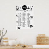 Bands, die im Knob Hill Hotel 1980 gespielt haben Poster (Küche)