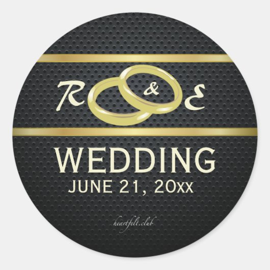 Bands von Goldklebern Runder Aufkleber (Vorderseite)