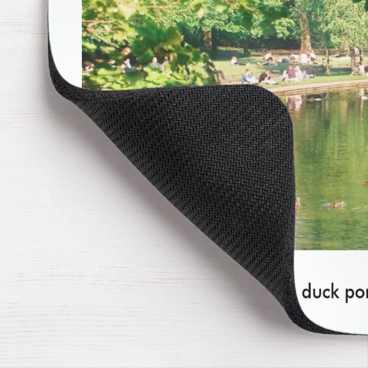 Bandstand & Duck pond, Stephens Green Dublin Mousepad (Ecke)