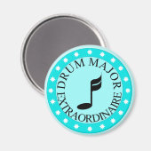 Bandtrommelgeschenk Magnet (Vorderseite/Rückseite)