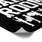 Bandtrommelkorps marschieren, wenn sie verloren ge poster (Ecke)