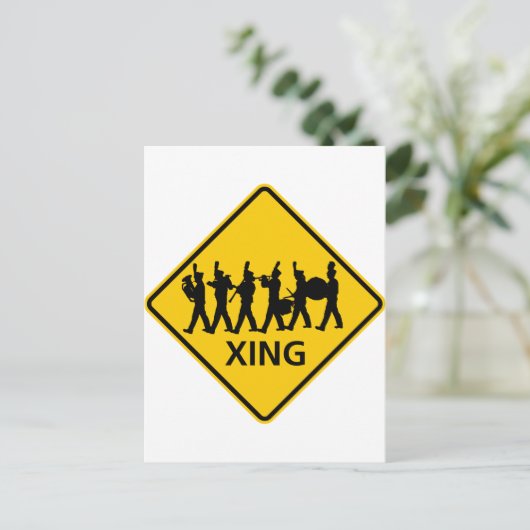 Bandüberquerung Postkarte (Stehend Vorderseite)