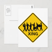 Bandüberquerung Postkarte (Vorne/Hinten)