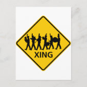 Bandüberquerung Postkarte (Vorderseite)