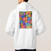 Bandung Indonesia City Map Hoodie (Rückseite)