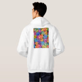 Bandung Indonesia City Map Hoodie (Schwarz voll)