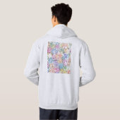 Bandung Indonesia City Map Hoodie (Schwarz voll)