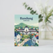 Bandung, West Java Indonesien Postkarte (Stehend Vorderseite)