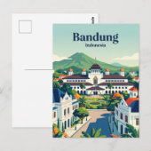 Bandung, West Java Indonesien Postkarte (Vorne/Hinten)