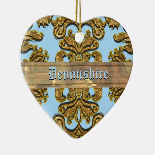 Bandwright Gigi viktorianischer Damast Keramikornament (Rechts)