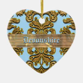 Bandwright Gigi viktorianischer Damast Keramikornament