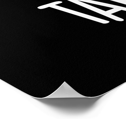 Bandwürmer Funny Sticky Tape Puns Dark BG Poster (Ecke)