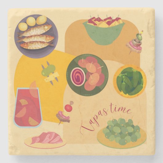 Bandzeit Steinuntersetzer (Vorderseite)