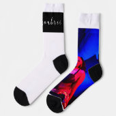 Bandzonbrii-Crew Socken (Linkes Detail)