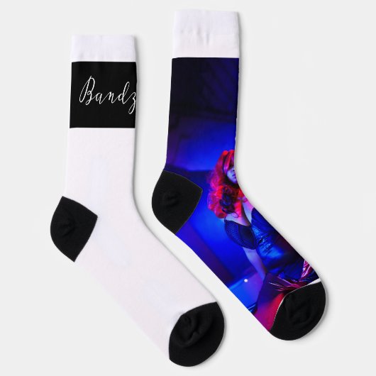 Bandzonbrii-Crew Socken (Rechts)