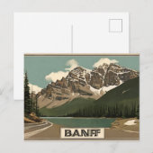 Banff (4) postkarte (Vorne/Hinten)