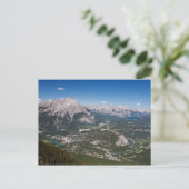 Banff Aerial View Post Card Postkarte (Stehend Vorderseite)