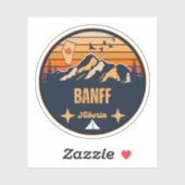 Banff, Alberta Aufkleber (Blatt)