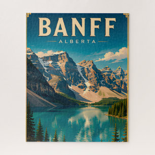 🏔️ Banff Alberta Bergsee Puzzle