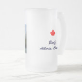 Banff Alberta Canada Mattglas Bierglas (VorderseiteRechts)