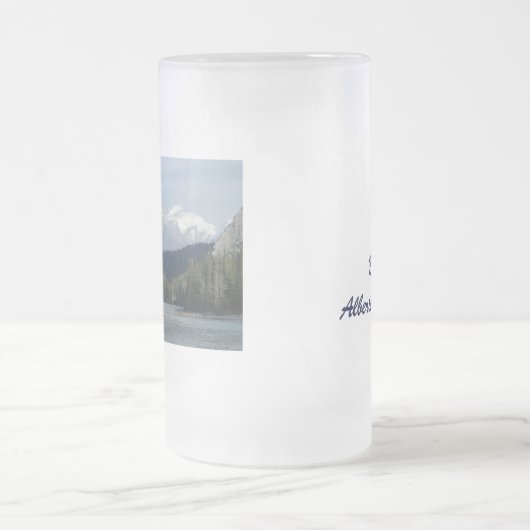 Banff Alberta Canada Mattglas Bierglas (Mittel)