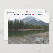 Banff Alberta Canada Postkarte (Vorne/Hinten)