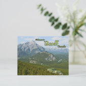 Banff Alberta Canada Postkarte (Stehend Vorderseite)