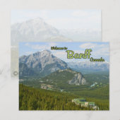 Banff Alberta Canada Postkarte (Vorne/Hinten)