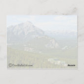 Banff Alberta Canada Postkarte (Rückseite)
