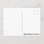 Banff Alberta Canada Postkarte (Rückseite)