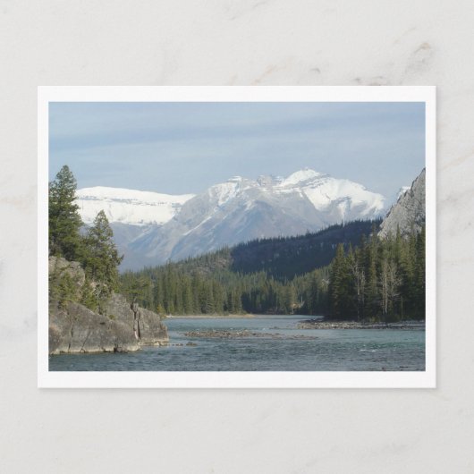 Banff Alberta Canada Postkarte (Vorderseite)