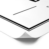 Banff Alberta Canada Travel City Map Poster (Ecke)