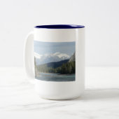 Banff Alberta Canada Zweifarbige Tasse (Vorderseite Links)