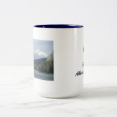 Banff Alberta Canada Zweifarbige Tasse (Mittel)