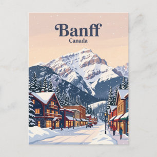 Banff Alberta, Kanada Postkarte