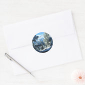 Banff, Alberta, Kanada - Schneedecke Runder Aufkleber (Umschlag)