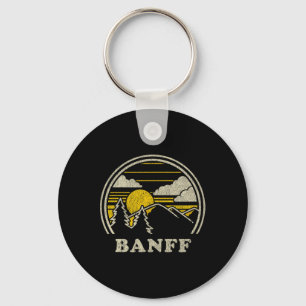 Banff Alberta Kanada T-Shirt Vintage Wandern Gebir Schlüsselanhänger