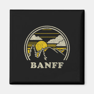 Banff Alberta Kanada T Shirt Vintage Wandern Mount Magnet