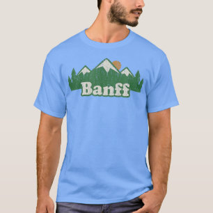 Banff Alberta Kanada Vintage Wandergebiete T-Shirt
