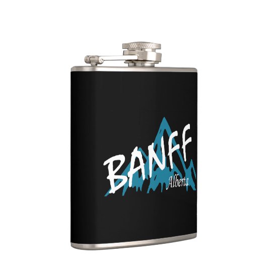 Banff Alberta Mountains Flachmann (Rechts)