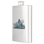 Banff Alberta Mountains Flachmann (Links)