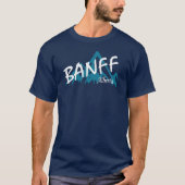 Banff Alberta Mountains T-Shirt (Vorderseite)