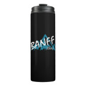 Banff Alberta Mountains Thermosbecher (Vorderseite)