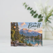 Banff, Alberta Postkarte (Stehend Vorderseite)