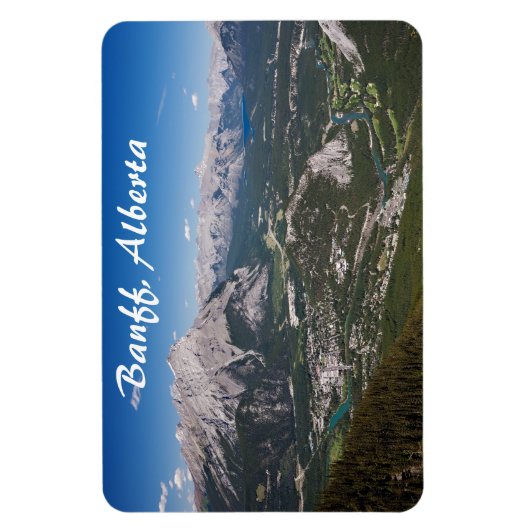 Banff, Alberta Premium Magnet (Vertikal)