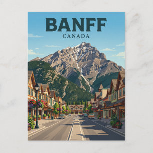 Banff Avenue Kanada Postkarte