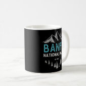 Banff Banff Nationalpark Est 1885 Kanada Kaffeetasse (VorderseiteRechts)