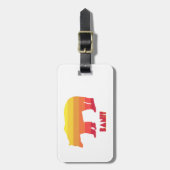 Banff Bear Gepäckanhänger (Vorderseite vertikal)